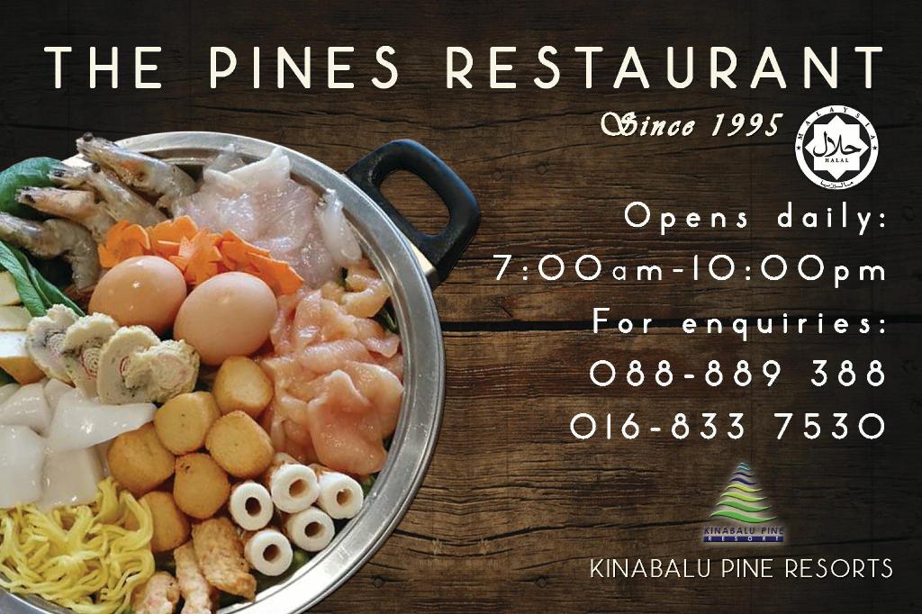 Steamboat Chinese Hot Pot at Pines Restaurant Kinabalu Pine Resort