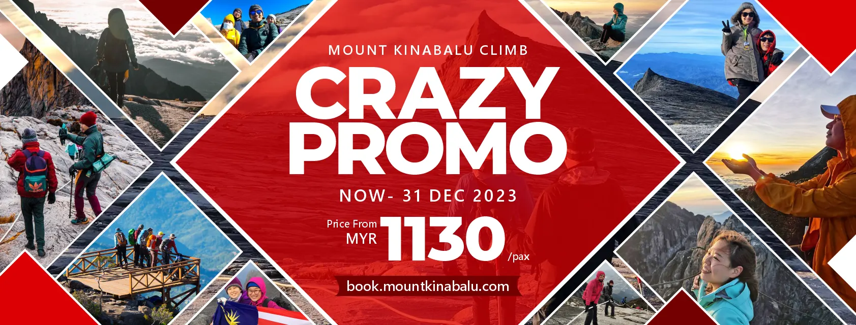 Mount Kinabalu Climb Crazy Promo book.mountkinabalu.com