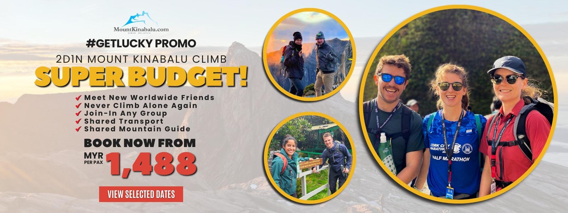 Mount Kinabalu Climb #GetLucky Promo