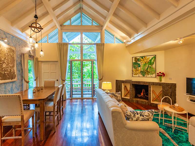 Nepenthes Villa Interior cozy living room