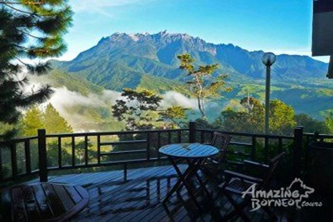 View of Mount Kinabalu from Perkasa Hotel