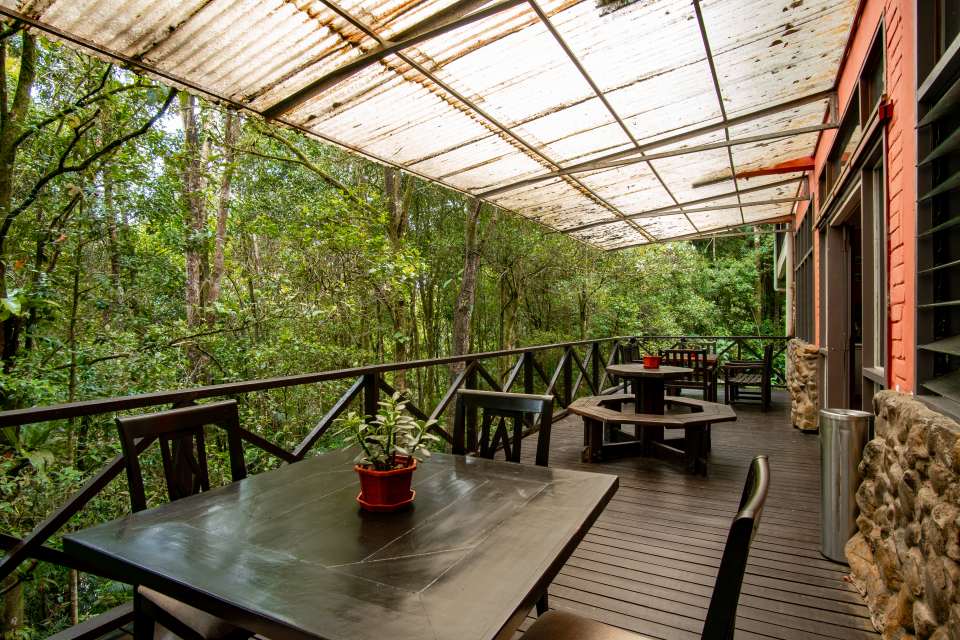 Rock Hostel Kinabalu Park Exterior Balcony Terrace