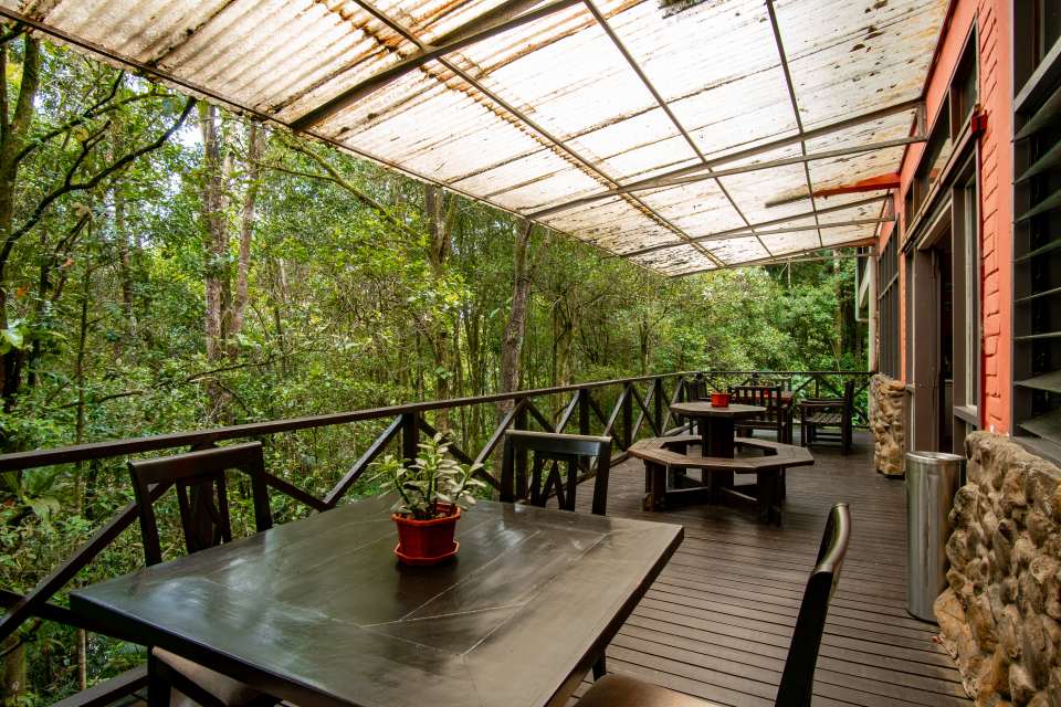 Rock Hostel Kinabalu Park Exterior Balcony Terrace