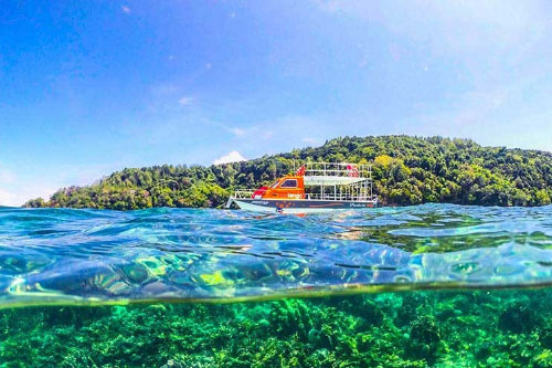 Fun Boat Snorkeling & Island Visit